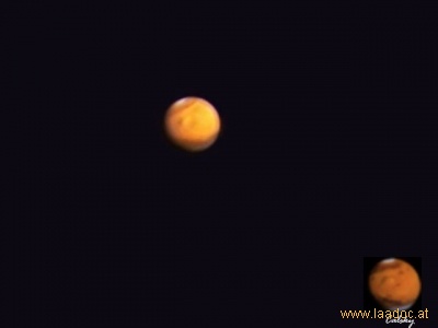 Mars am 22. März 2010